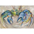 Carolines Treasures Blue Crab Fabric Placemat JMK1089PLMT